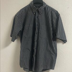 Van Heusen Black and White‎ Casual Button Down Shirt
